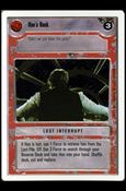 Star Wars: Premiere Unlimited (Base Set) card 241 Han's Back