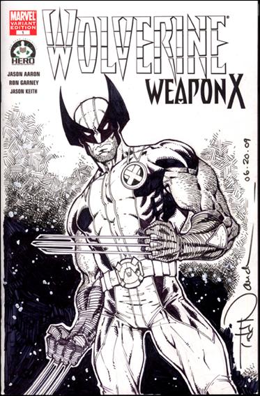 Wolverine: Weapon X 100 (Hero Initiative) Cover Project  issue 9-B Todd Nauck Cover #2