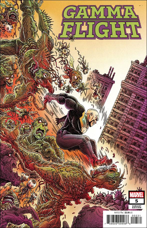Gamma Flight issue 5-C James Stokoe Cover