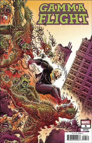 Gamma Flight issue 5-C James Stokoe Cover