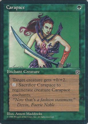 Magic the Gathering: Homelands (Base Set) card 84-B Carapace