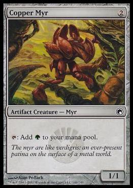 Magic the Gathering: Scars of Mirrodin (Base Set) card 146 Copper Myr