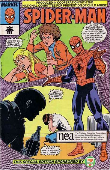 Spider-Man: NCPCA Giveaway issue 1-B 7-Eleven (NEA Logo) Cover