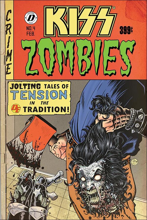 Kiss Zombies issue 4-E Ken Haeser Cover