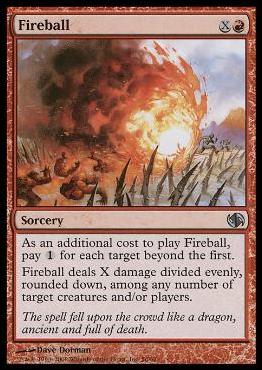 Magic the Gathering: Duel Decks: Jace vs. Chandra (Base Set) card 56 Fireball