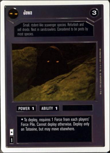 Star Wars: Premiere Unlimited (Base Set) card 6 Jawa