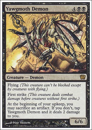 Magic the Gathering: 9th Edition (Base Set) card 170 Yawgmoth Demon