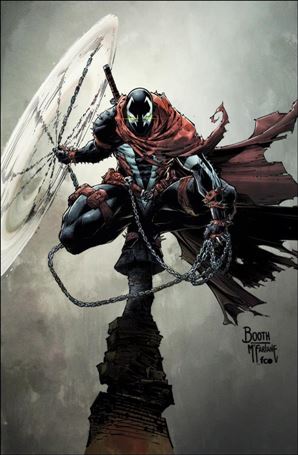 Spawn issue 351-C Brett Booth & Todd McFarlant Virgin Cover