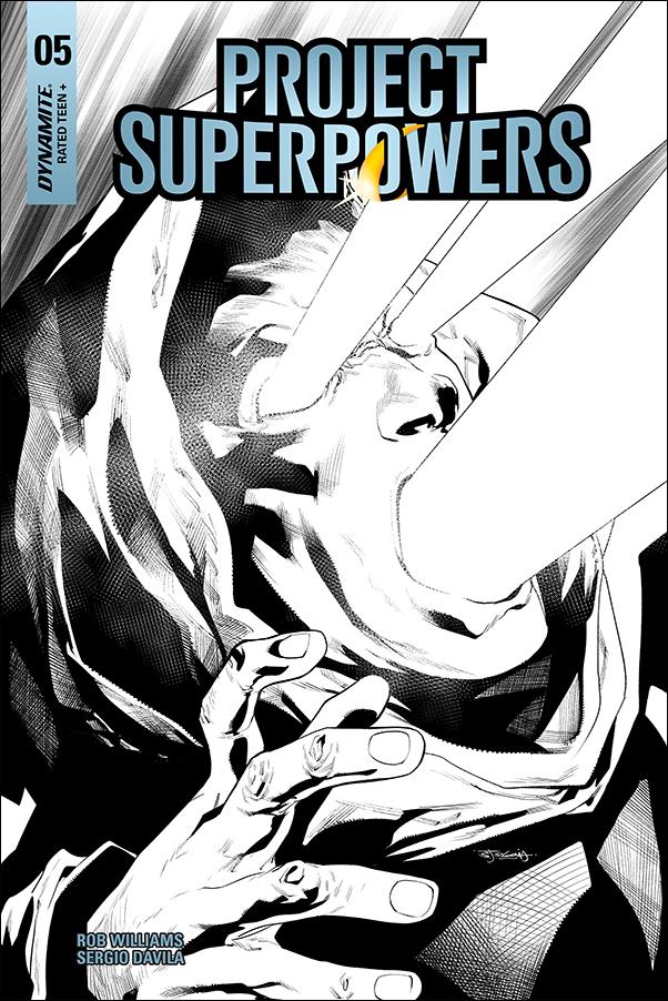Project Superpowers: Chapter Three issue 5-H Stephen Segovia 1:20 Black & White Cover