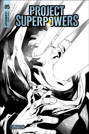 Project Superpowers: Chapter Three issue 5-H Stephen Segovia 1:20 Black & White Cover
