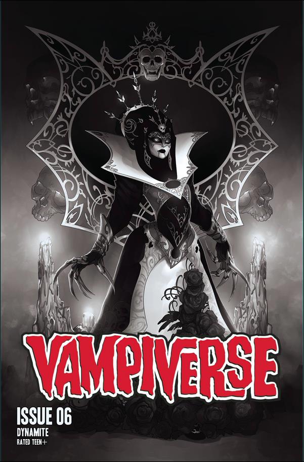 Vampiverse issue 6-M Meghan Hetrick 1:20 Black & White Cover