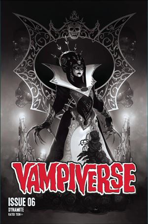 Vampiverse issue 6-M Meghan Hetrick 1:20 Black & White Cover