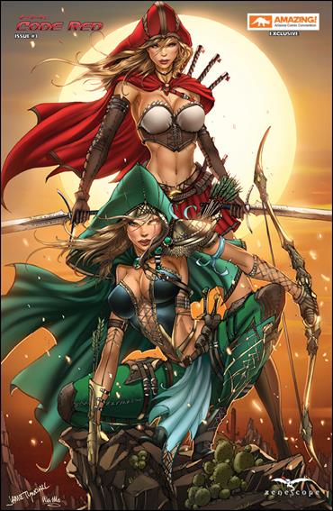 Grimm Fairy Tales Presents Code Red issue 3-E Jamie Tyndall Amazing Arizona ComicCon Cover 1/500