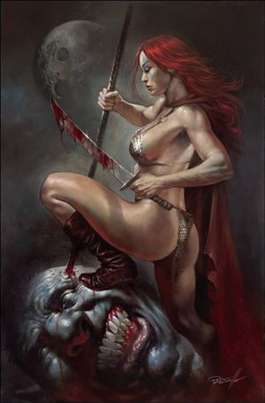 Red Sonja (2023) issue 17-K Lucio Parrillo Virgin Cardstock Cover