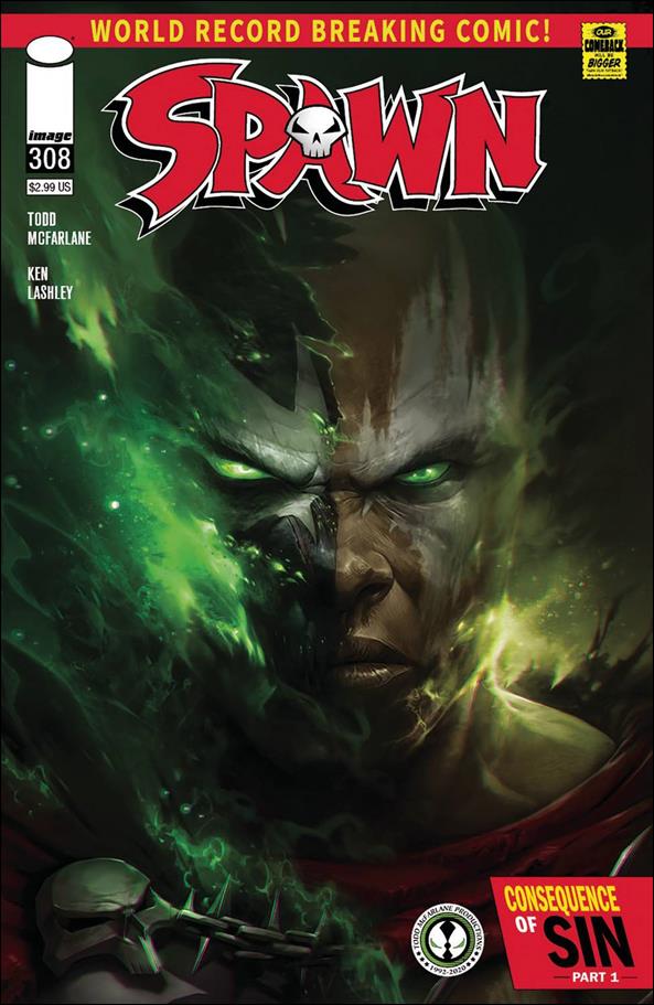 Spawn issue 308-C Francesco Mattina Cover