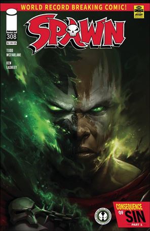 Spawn issue 308-C Francesco Mattina Cover