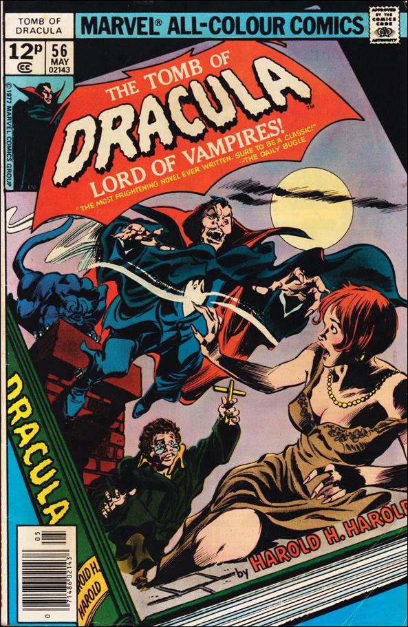 Tomb of Dracula (1972) issue 56-B UK Price Cover