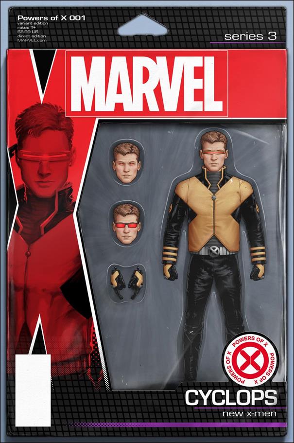 Powers of X issue 1-C John Tyler Christopher Action Figure Cover