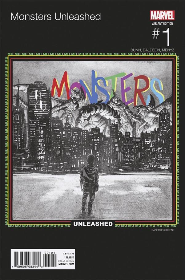 Monsters Unleashed (2017/06) issue 1-B Sanford Greene Hip Hop Cover