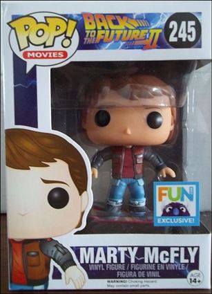 POP! Movies figure 245 Marty McFly (Hoverboard) FUN Exclusive