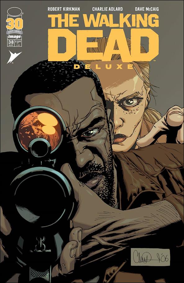 Walking Dead Deluxe issue 38-B Charlie Adlard Rifle Cover