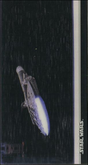 Star Wars 3Di Widevision (Base Set) card 42 Escaping the Death Star!