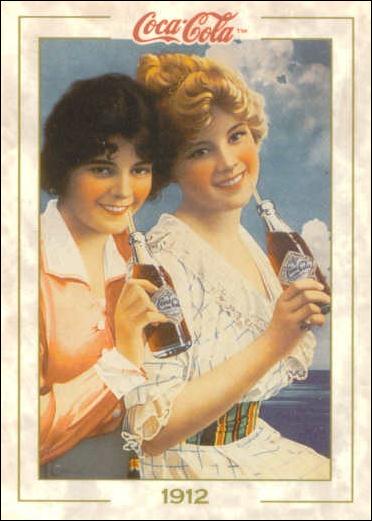 Coca-Cola Collection Series 1 (Base Set) card 18 Paper Sign (1912)