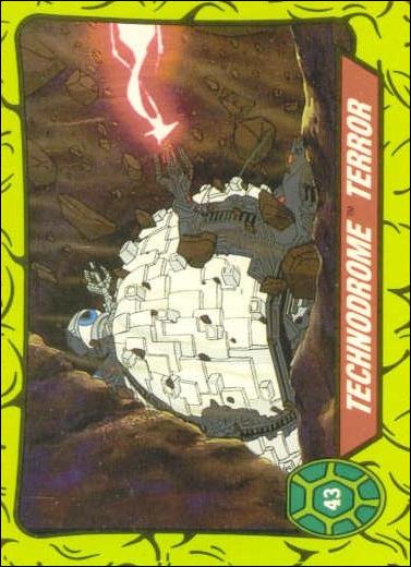 Teenage Mutant Hero Turtles (Ireland) (Base Set) card 43 Technodrome Terror