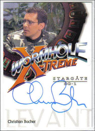 Stargate SG-1: Season 5 (Autograph Subset) card WXA3 Christian Bocher as Dr. Levant