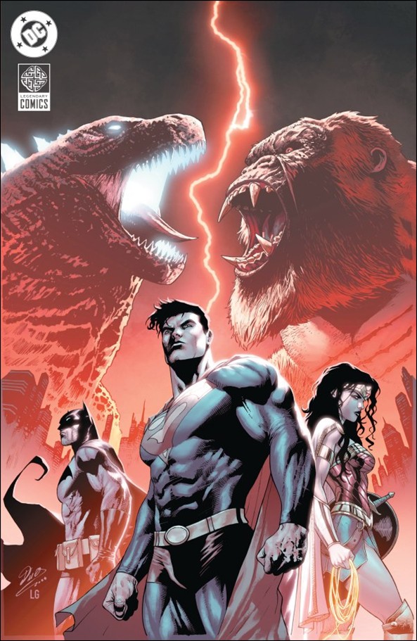 Justice League vs. Godzilla vs. Kong 2 issue 1-I Christian Duce Virgin Cardstock 1:100 Cover