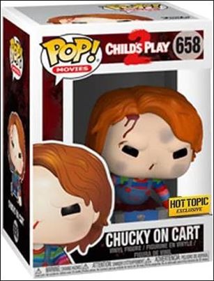 POP! Movies figure 658 Chucky on Cart Hot Topic Exclusive