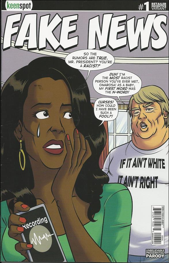 Trump's Titans vs Diversity issue 1-D Fake News Cover 1/400