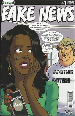Trump's Titans vs Diversity issue 1-D Fake News Cover 1/400