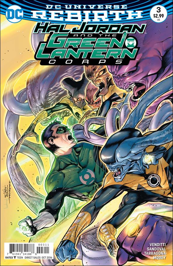 Hal Jordan and the Green Lantern Corps issue 3 Rafa Sandoval Cover
