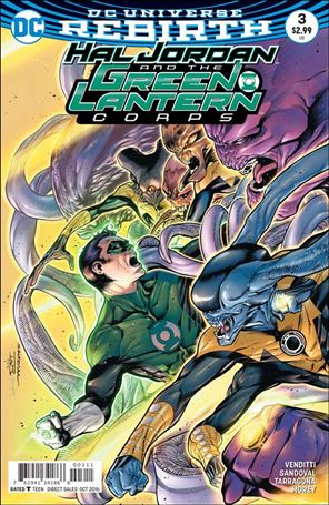 Hal Jordan and the Green Lantern Corps issue 3 Rafa Sandoval Cover