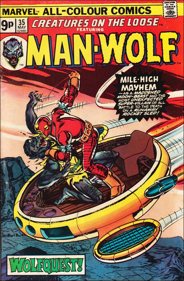 Creatures on the Loose issue 35-B UK Price Cover