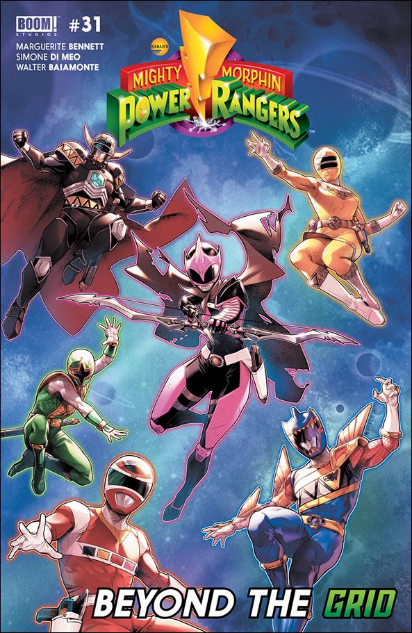 Mighty Morphin Power Rangers issue 31 Jamal Campbell Cover