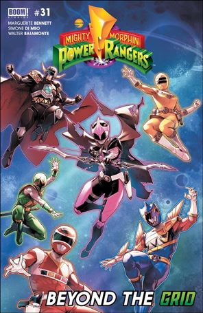 Mighty Morphin Power Rangers issue 31 Jamal Campbell Cover