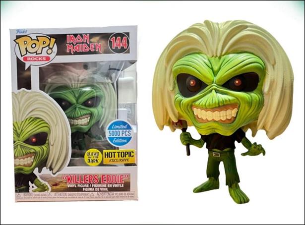 Pop! Rocks figure 144-B "Killers" Eddie GITD 1/5000