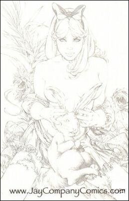 Grimm Fairy Tales: Return to Wonderland issue 0-E "e.Bas" WW Philadelphia Sketch Cover 1/100