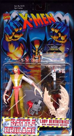 X-Men (Battle Brigade) figure 3 Lady Deathstrike (Light Brown Costume)