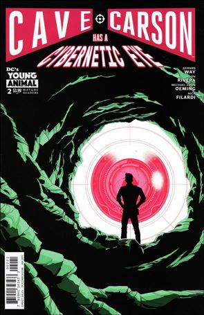 Cave Carson Has a Cybernetic Eye issue 2-B Matt Wilson Cover