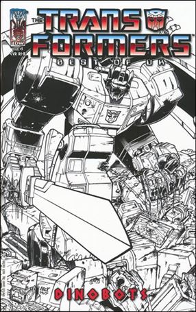Transformers: Best of UK: Dinobots issue 5-D Nick Roche 1:15 Sketch Cover