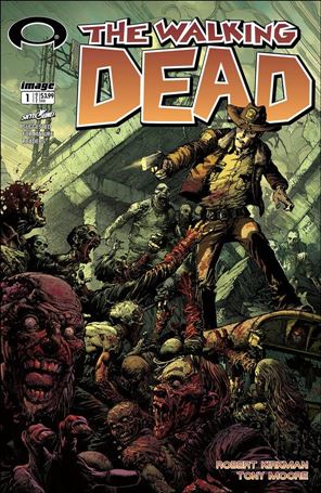 Walking Dead (2003) issue 1-OA Unbagged David Finch Walking Dead Day Color Cover
