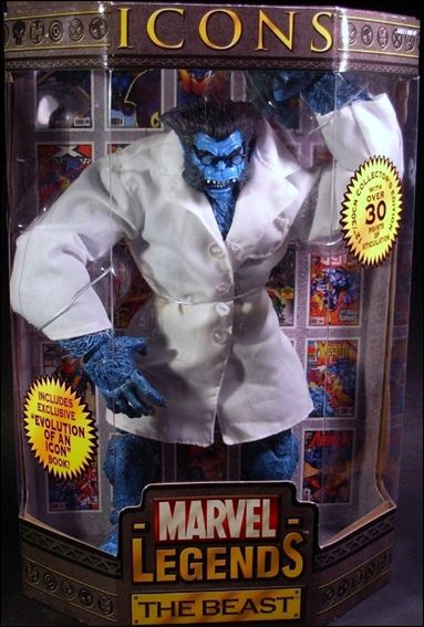 Marvel Legends Icons (Series 3) figure 2 Beast (Blue Fur w/ Lab gear)