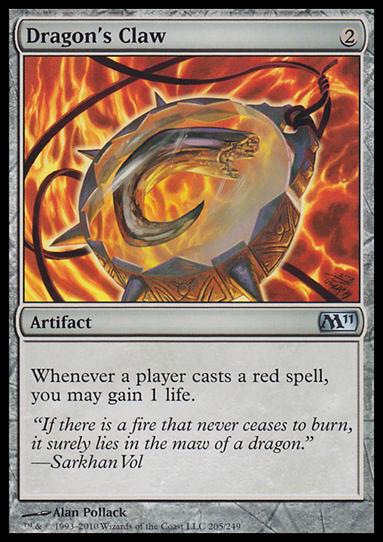 Magic the Gathering: 2011 Core Set (Base Set) card 205 Dragon's Claw