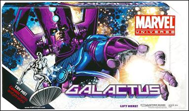 Marvel Universe (Exclusives) figure Infinity-B Galactus (Retail Edition) w/ Silver Surfer