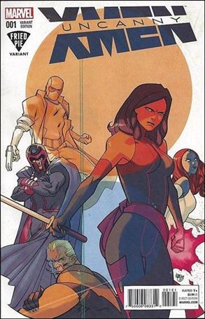 Uncanny X-Men (2016) issue 1-D Polybagged Pasqual Ferry Fried Pie Cover