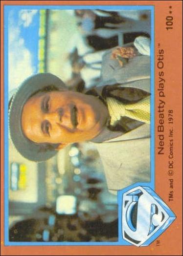 Superman (Movie) Series 2 (Base Set) card 100 Ned Beatty plays Otis