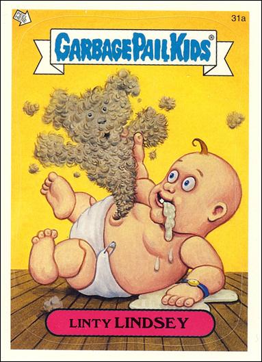 Garbage Pail Kids All-New Series 2 (Base Set)   card 31a Linty Lindsey